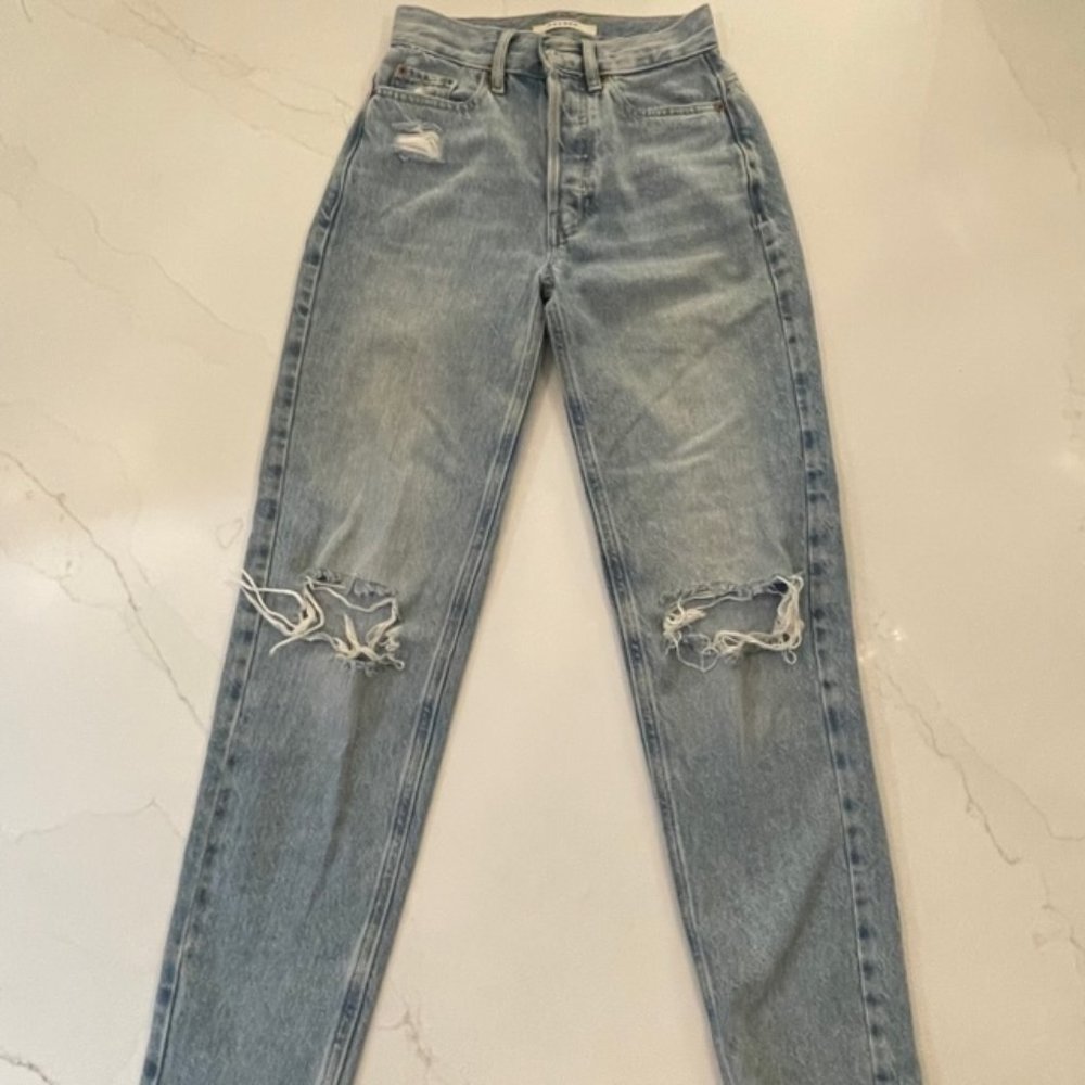 PacSun light blue Ultra High Rise Slim Jean - Size 22